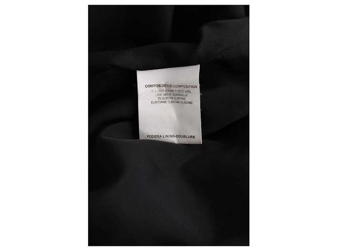 Falda Yves Saint Laurent de lana antracita Gris antracita - vista 6