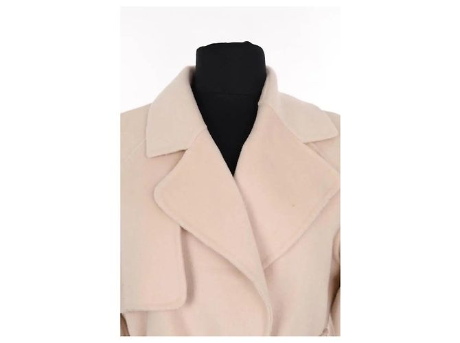 Abrigo Liu.Jo de lana beige - vista 2