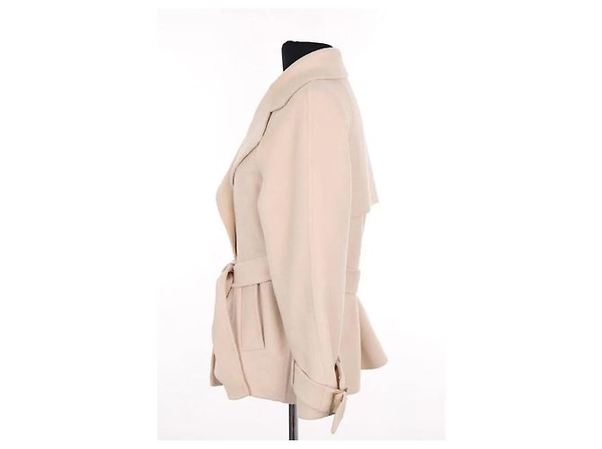 Abrigo Liu.Jo de lana beige - vista 3