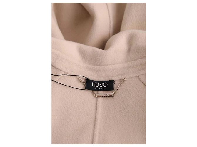 Abrigo Liu.Jo de lana beige - vista 5