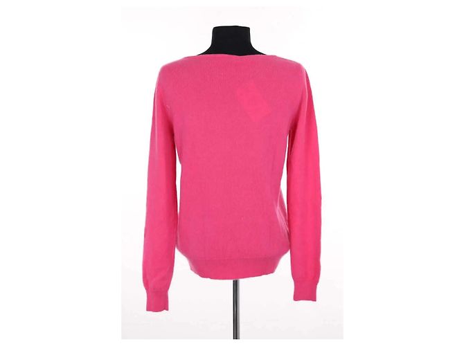 Autre Marque Pull Repeat en cachemire rose - vue 4