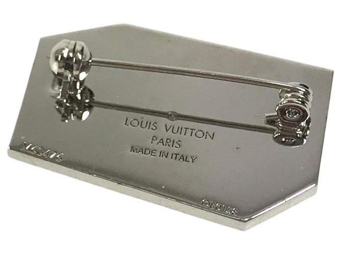Broche Louis Vuitton 2018 Time Capsule Exhibition Plata Multicolor - vista 10