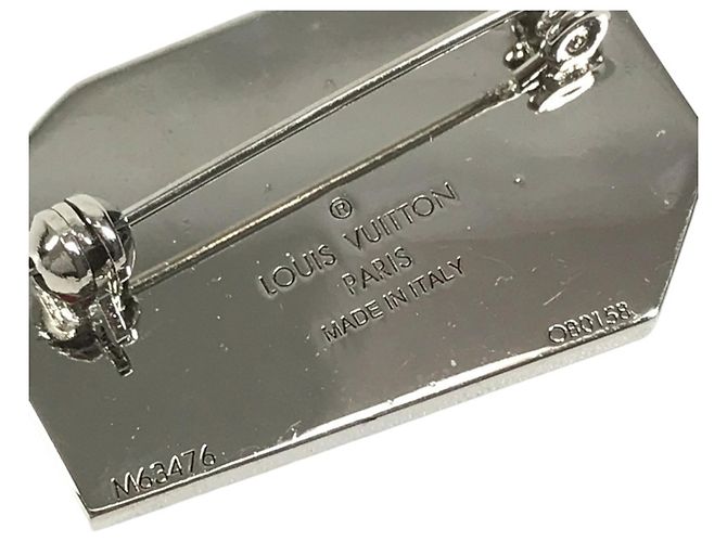 Broche Louis Vuitton 2018 Time Capsule Exhibition Plata Multicolor - vista 11