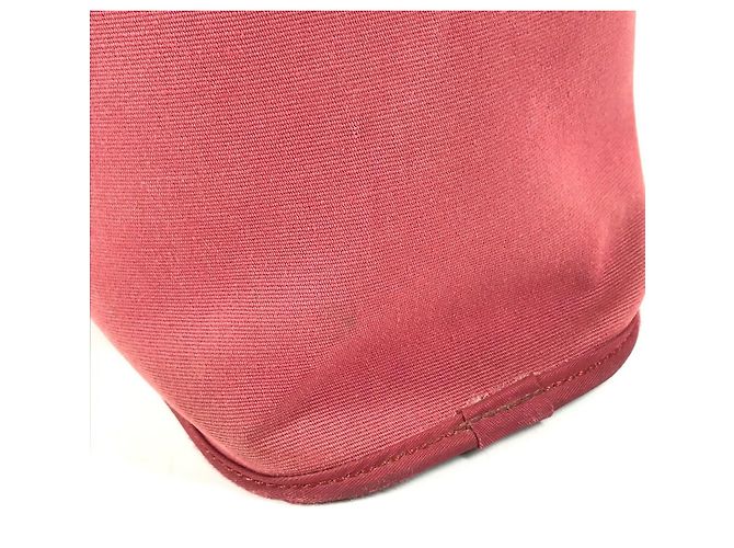 Hermès Borsa a tracolla Hermes Cabas Elan PM Vertical Marrone Rosso - vista 13