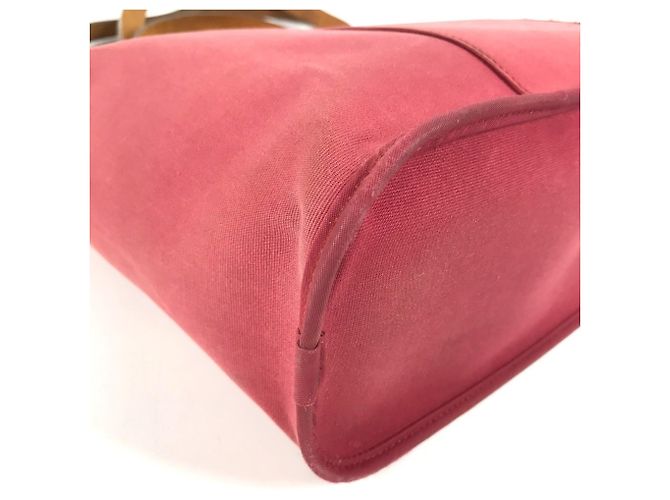 Hermès Borsa a tracolla Hermes Cabas Elan PM Vertical Marrone Rosso - vista 7