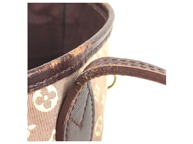 Louis Vuitton Monogram Idylle Neverfull MM Tasche Braun Rot - Ansicht 14