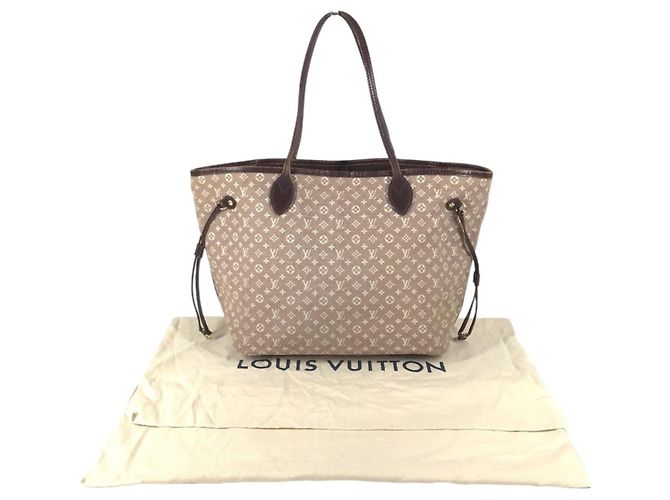 Louis Vuitton Monogram Idylle Neverfull MM Tasche Braun Rot - Ansicht 17
