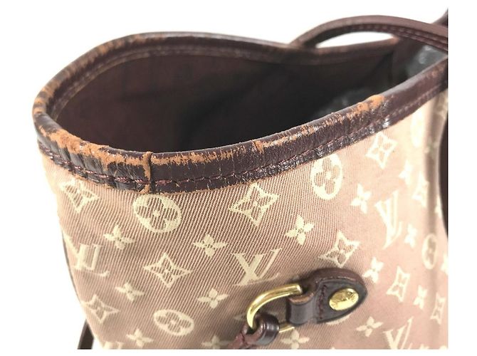 Louis Vuitton Monogram Idylle Neverfull MM Tasche Braun Rot - Ansicht 8