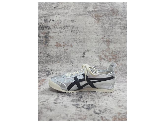 Autre Marque Baskets Onitsuka Tiger Mexico 66 Argentées - vue 4