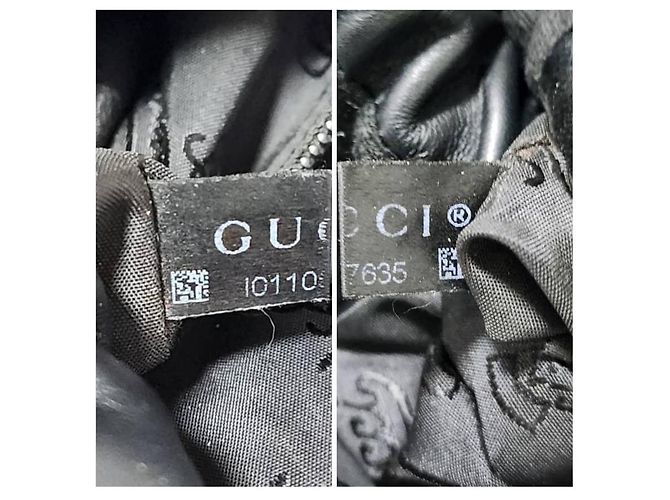 GUCCI Guccissima Medium Schultertasche Schwarz - Ansicht 5