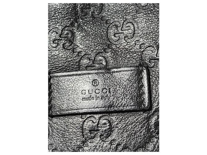 GUCCI Guccissima Medium Schultertasche Schwarz - Ansicht 8