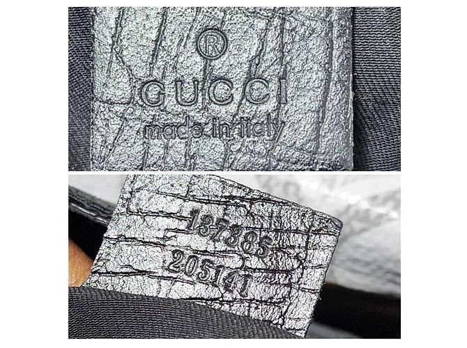Gucci Borsa Tote GG Canvas Horsebit Nera Nero - vista 2