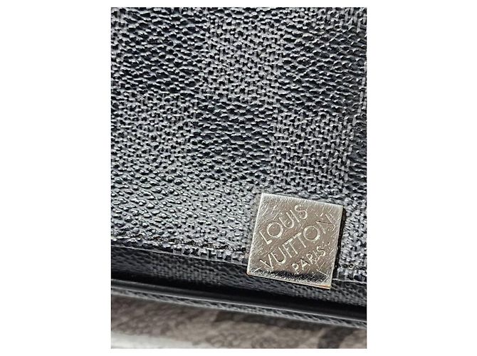 Louis Vuitton Borsa a Tracolla District GM Damier Graphite Nero - vista 8
