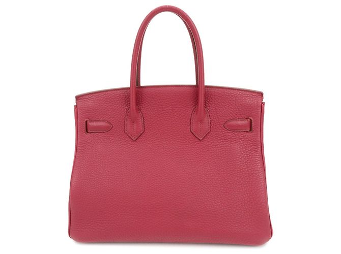 Hermès Hermes Birkin Pink Clemence con Hardware Palladium 30 Rosa - vista 2