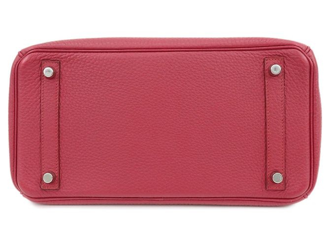 Hermès Hermes Birkin Pink Clemence con Hardware Palladium 30 Rosa - vista 3