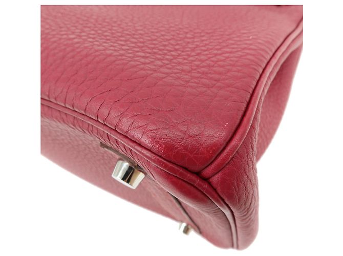 Hermès Hermes Birkin Pink Clemence con Hardware Palladium 30 Rosa - vista 6