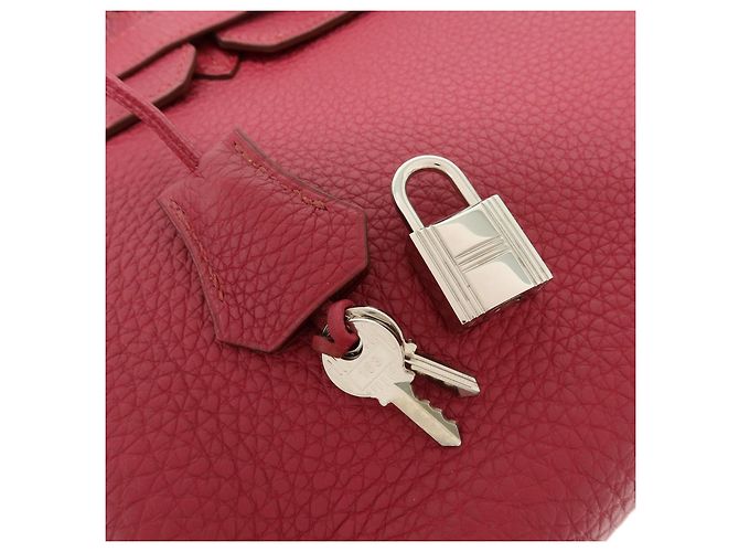 Hermès Hermes Birkin Pink Clemence con Hardware Palladium 30 Rosa - vista 7