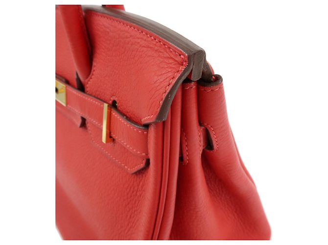 Hermès Hermes Birkin Red Togo con Gold Hardware 30 Rosso - vista 7