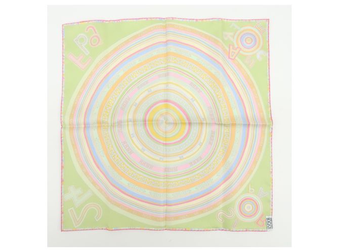 Sciarpa Hermès Carré 42 in seta multicolore - vista 2