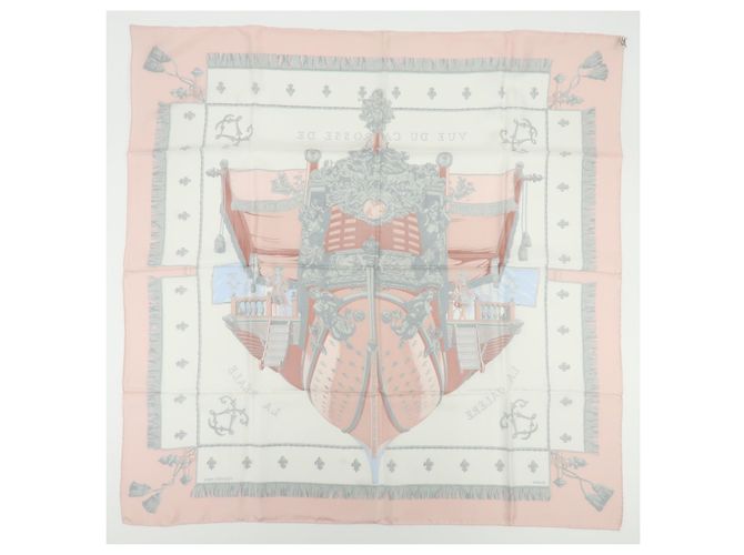 Hermès Hermes Carré 90 aus Seide in Multicolor 90 x 90 Pink - Ansicht 2