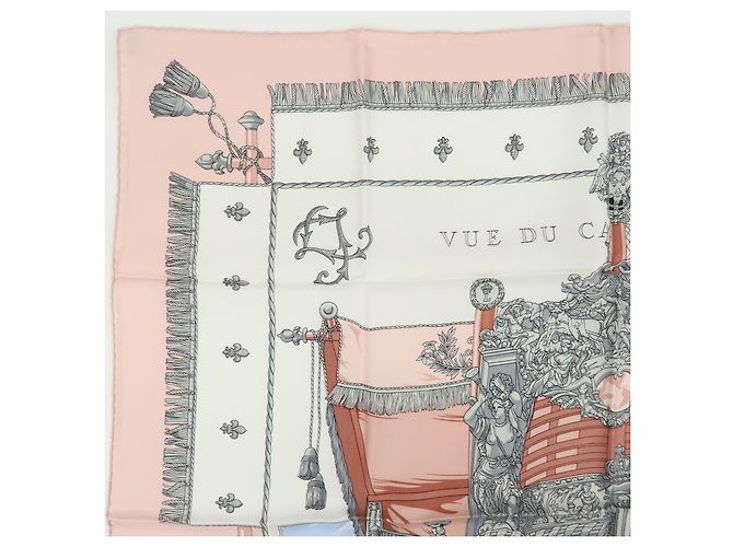 Hermès Hermes Carré 90 aus Seide in Multicolor 90 x 90 Pink - Ansicht 3