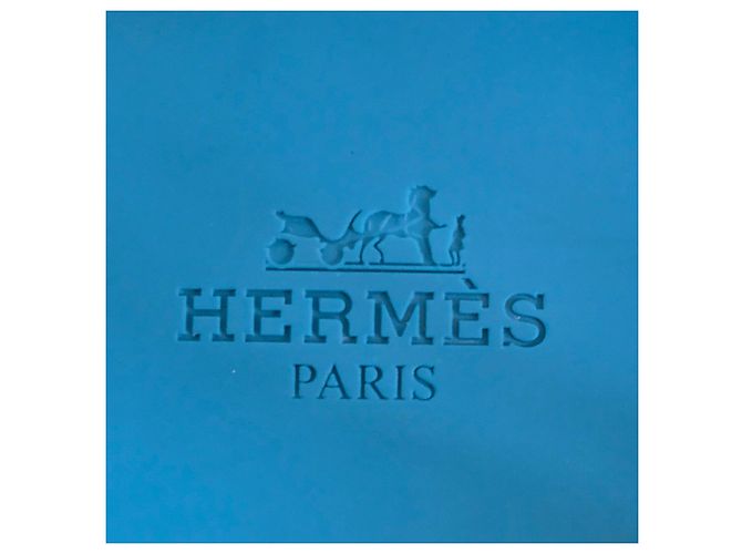 Hermès Izmir Aloha Ciabatte in gomma - Blu - vista 6