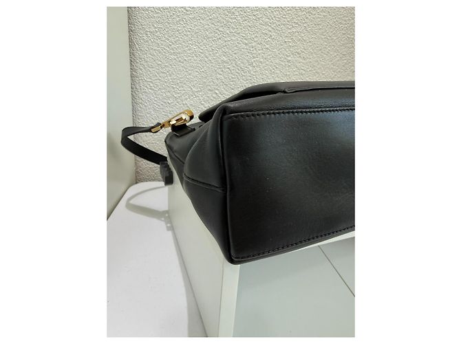 Gucci Bamboo Borsa in pelle 2 vie nera Nero - vista 10