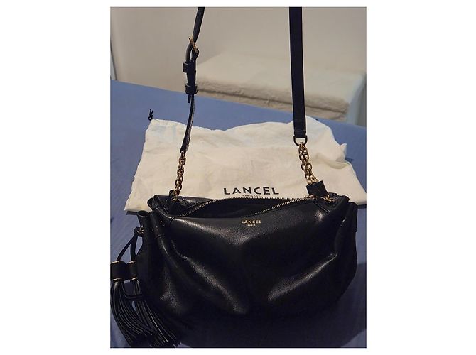 Lancel Borsa a Tracolla in Pelle Nera Nero - vista 5