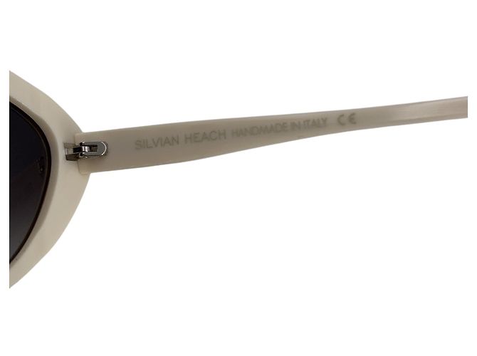 Autre Marque Occhiali da sole Off-White Plastic Rafa Cat-Eye 140mm Blu - vista 5