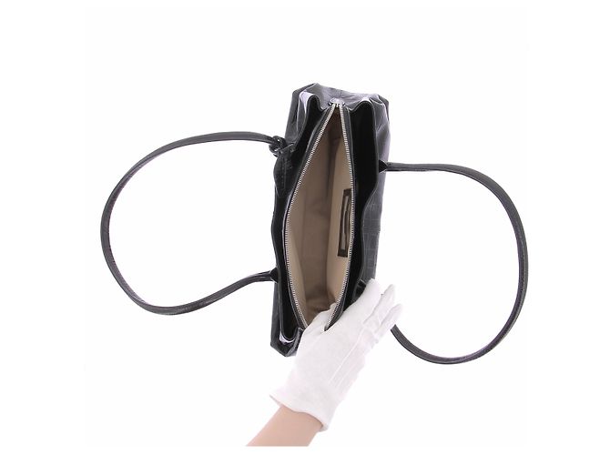 Autre Marque Bolso Maddie efecto croco negro - vista 6
