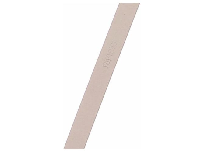 Autre Marque MORJAS Ledergürtel Creme 80 cm Beige - Ansicht 3