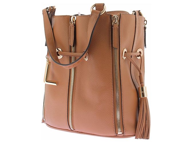 Lancel Saco balde "Premier Flirt" em couro camel Camelo - vista 2