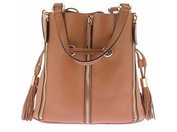 Lancel Saco balde "Premier Flirt" em couro camel Camelo - vista 3