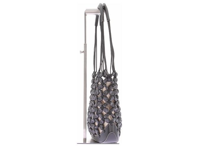 Borsa Polène Solé in pelle nera Nero - vista 5