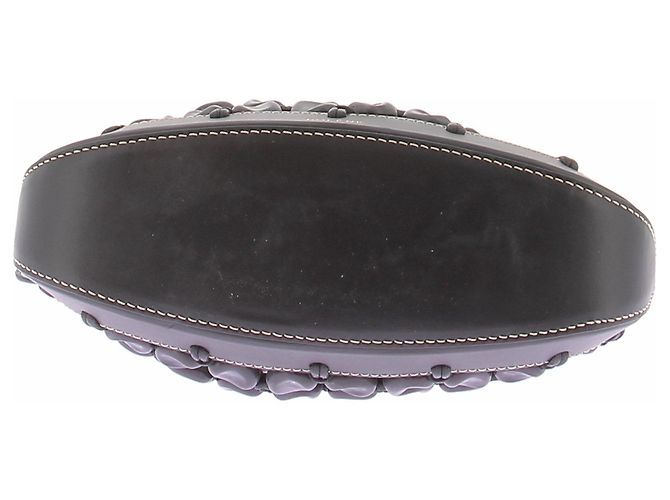 Borsa Polène Solé in pelle nera Nero - vista 6