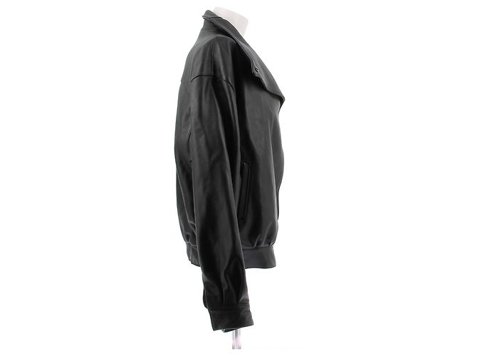 Autre Marque DIANA MILKANOVA Lederjacke Schwarz - Ansicht 3