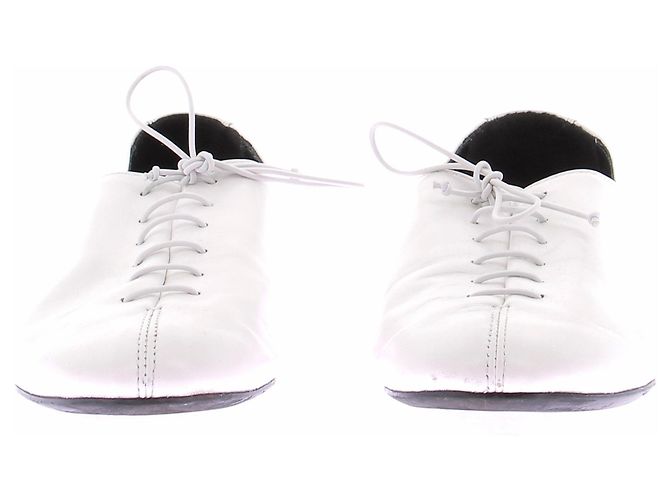 Autre Marque Mocassins à lacets "Rome 12" White - view 3
