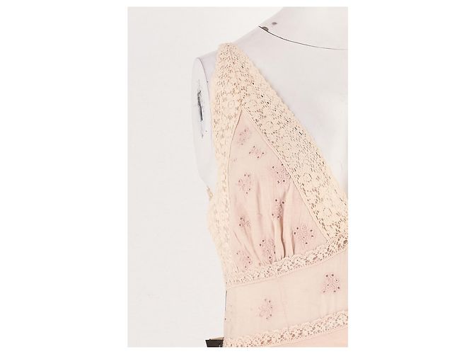 Autre Marque Vestido de algodón crudo MES DEMOISELLES Beige - vista 3