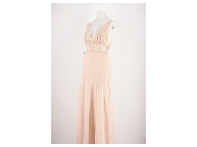 Autre Marque Vestido de algodón crudo MES DEMOISELLES Beige - vista 4