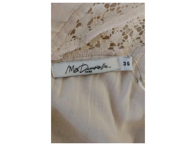 Autre Marque Vestido de algodón crudo MES DEMOISELLES Beige - vista 7