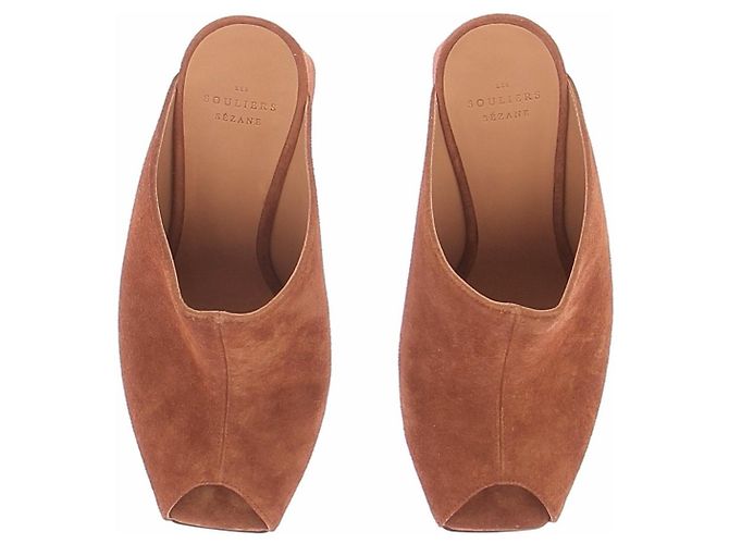 SéZane Bruna High Mules Leder Camel Kamel - Ansicht 4