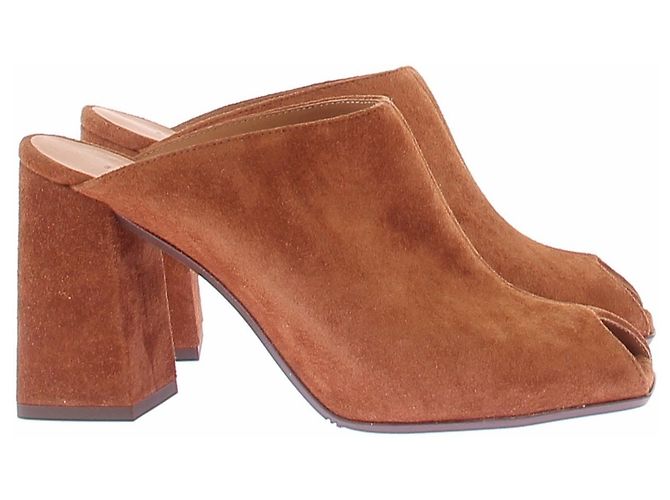 SéZane Bruna High Mules Leder Camel Kamel - Ansicht 6