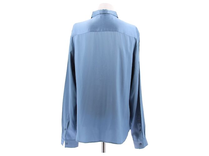 Barbara Bui Blaue Seidenbluse - Ansicht 2