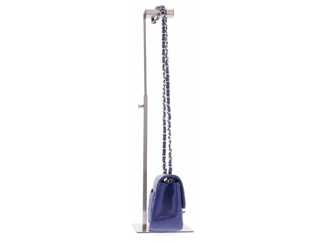 Chanel Blaues Leder-Flap-Bag - Ansicht 4