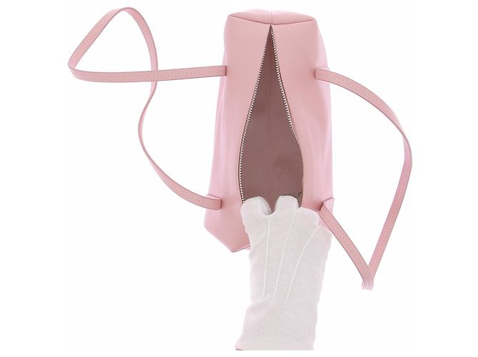 Autre Marque BY MINA Handtasche aus Leder Rosa Pink - Ansicht 7
