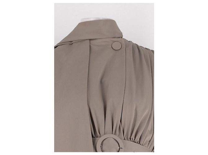 Balenciaga Gabardina de algodón gris - vista 2