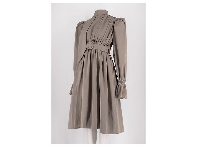 Balenciaga Gabardina de algodón gris - vista 4