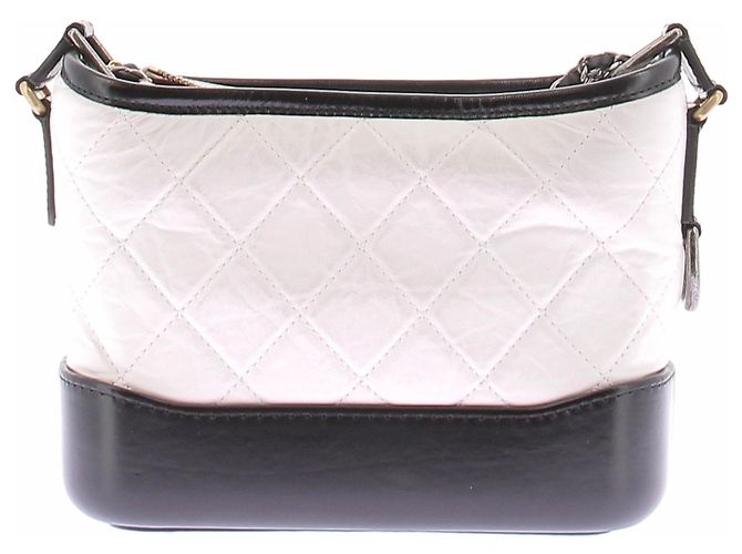 Chanel Bolso Gabrielle blanco y negro - vista 2