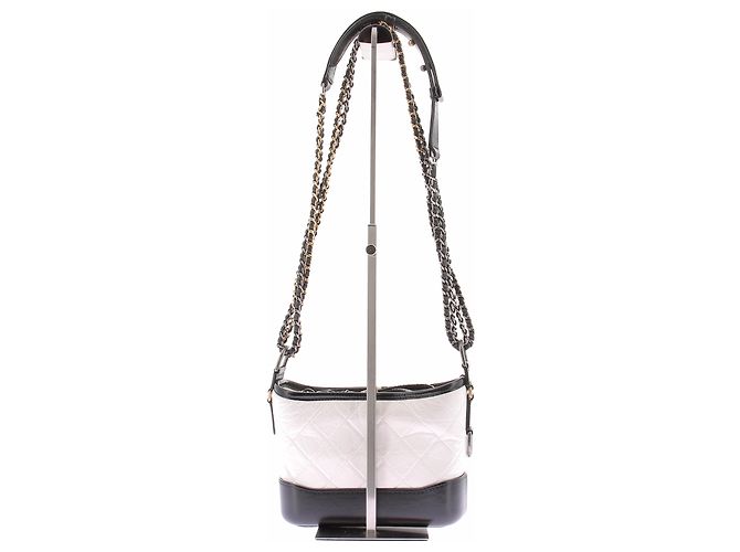 Chanel Bolso Gabrielle blanco y negro - vista 4