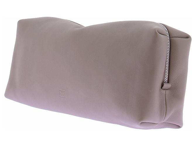 Autre Marque Clutch KATT FORE em couro marrom - vista 2